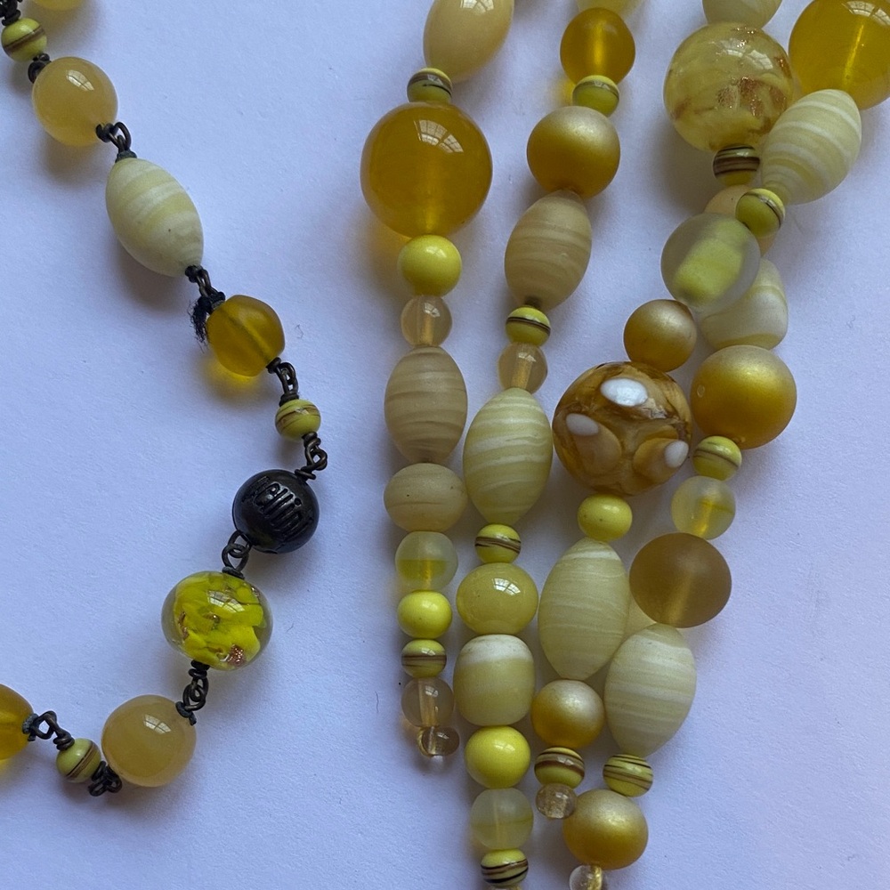 Unique Pellini [Italy] Beaded Necklace - Picture 3 of 5